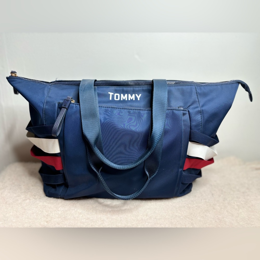 Tommy Hilfiger Nylon Navy Blue Men's Tote Bag
